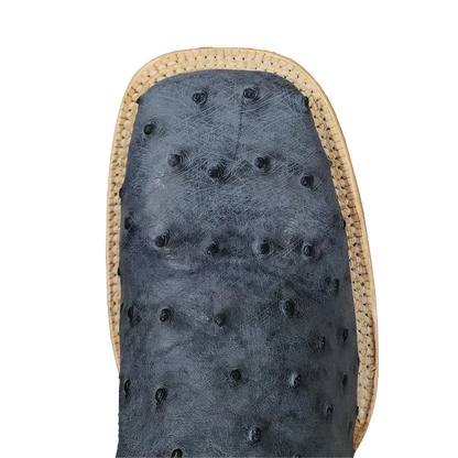 R. Watson American Blue Jean FQ Ostrich Boots