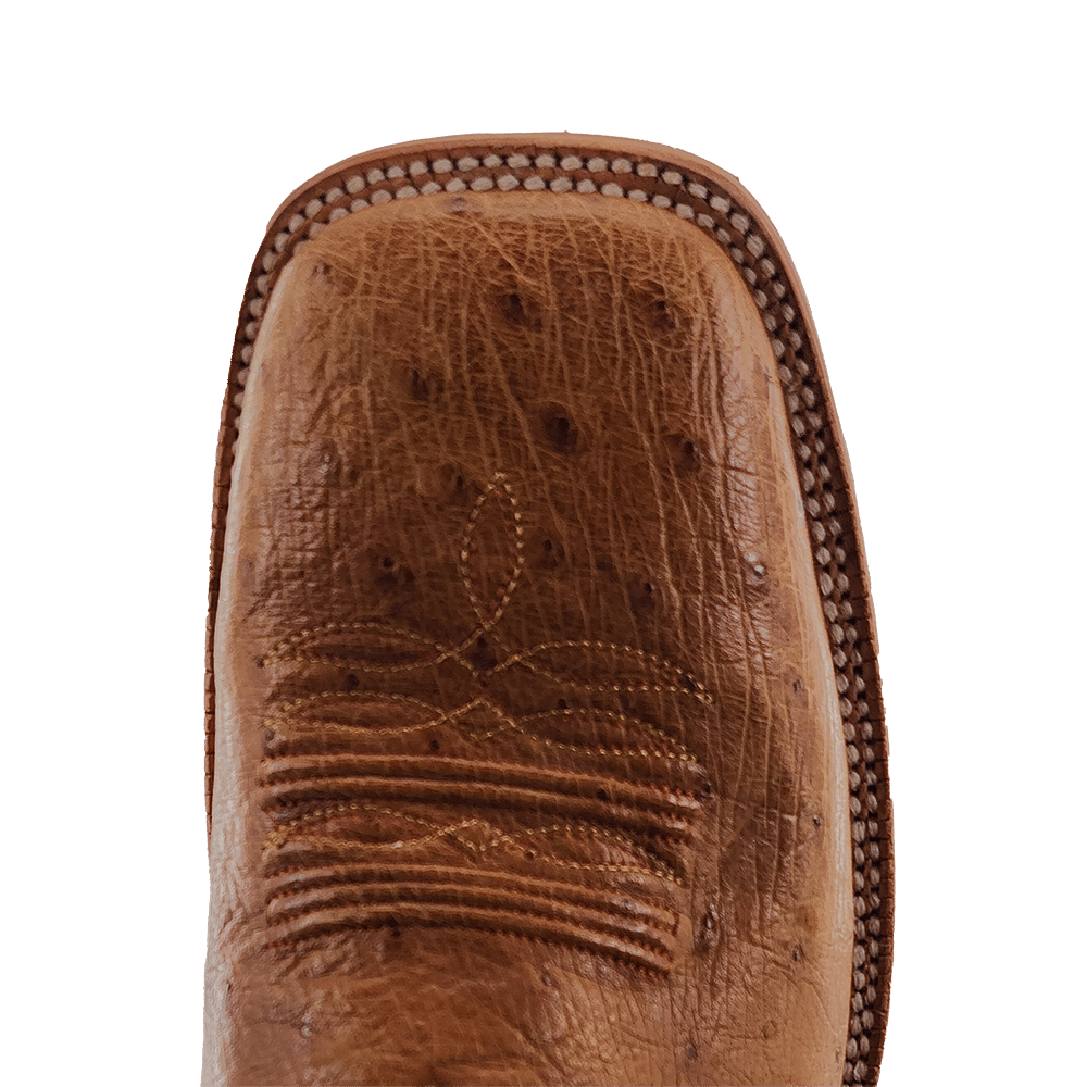 R. Watson Antique Saddle Smooth Ostrich Forrest Green Boots