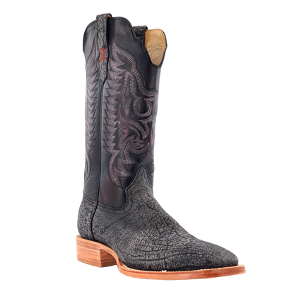 R. Watson Smoky Gray Cape Buffalo Boots