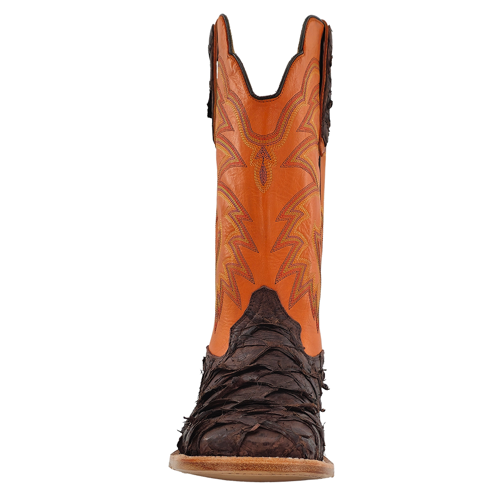 R. Watson Chocolate Matte Pirarucu Boots