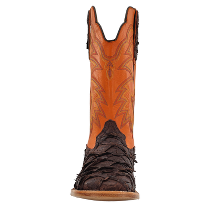 R. Watson Chocolate Matte Pirarucu Boots