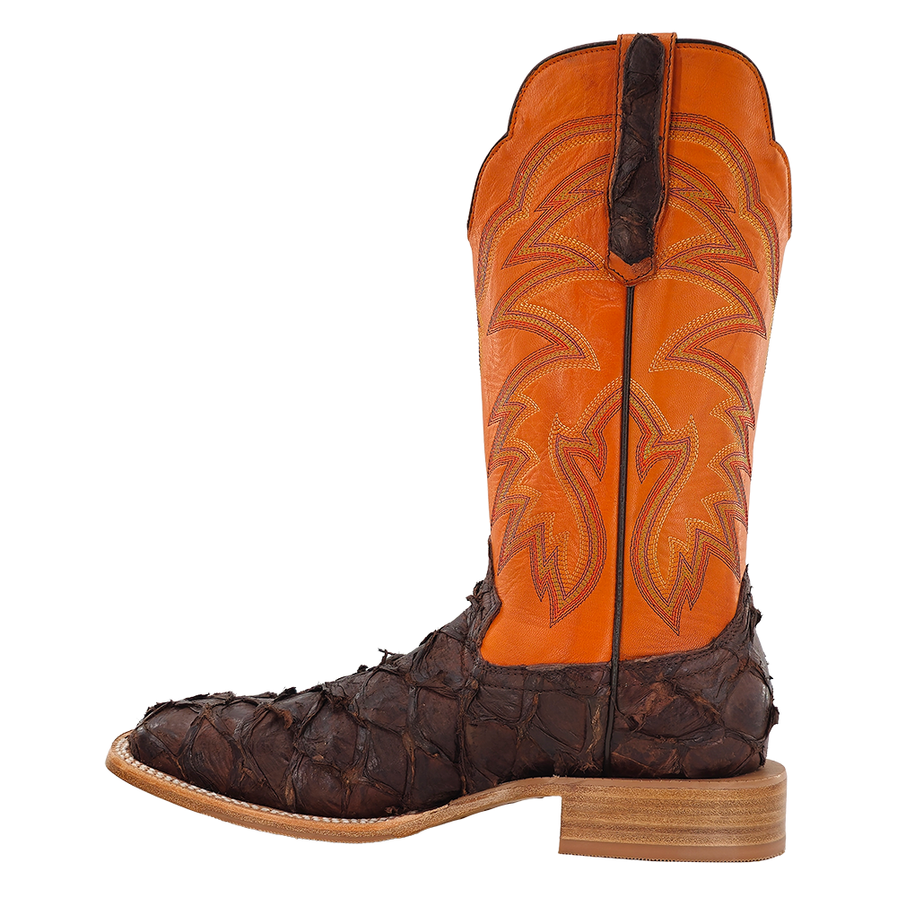 R. Watson Chocolate Matte Pirarucu Boots