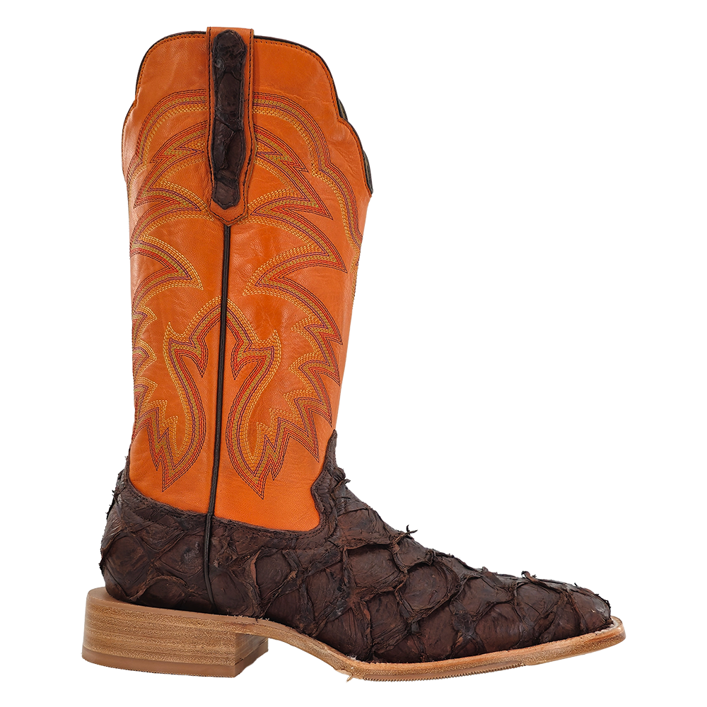 R. Watson Chocolate Matte Pirarucu Boots