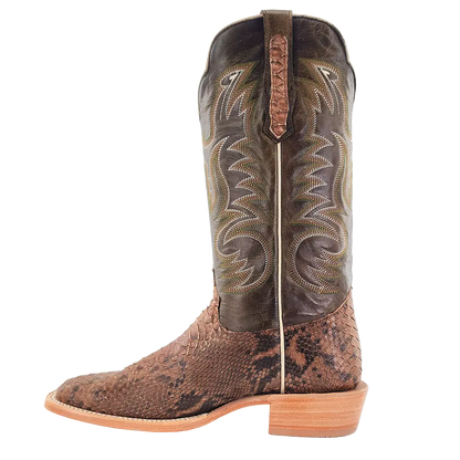 R. Watson Beige Python Boots