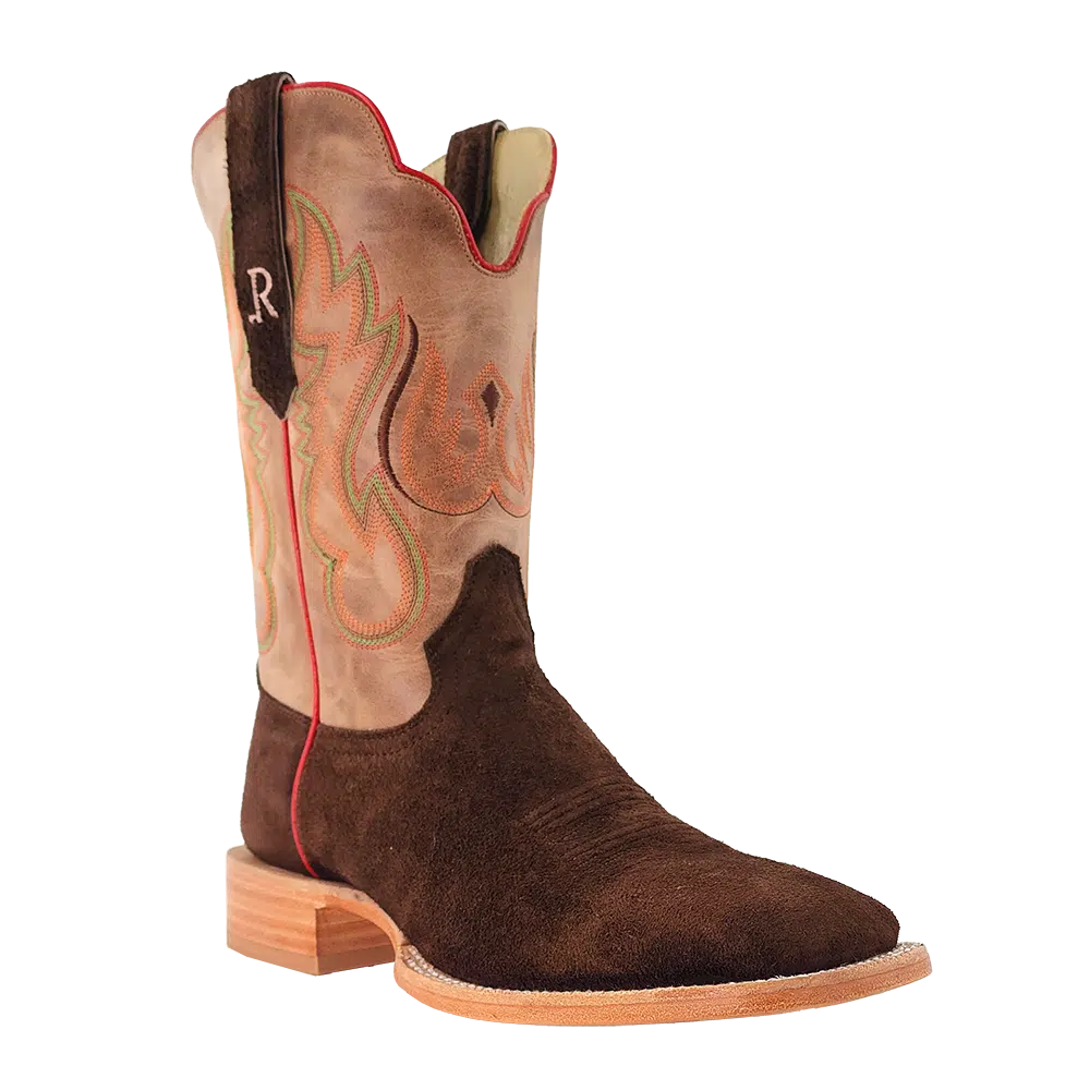 R. Watson Chocolate Roughout Boots