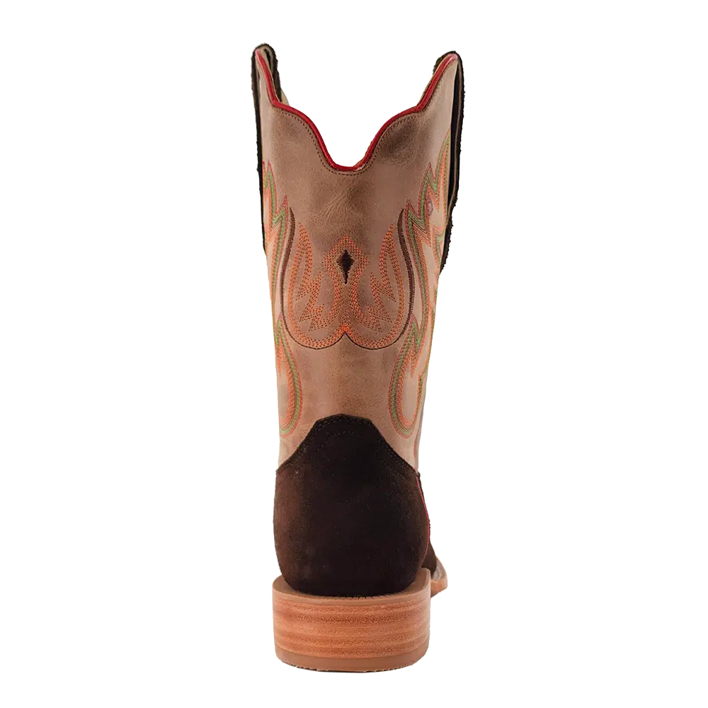 R. Watson Chocolate Roughout Boots