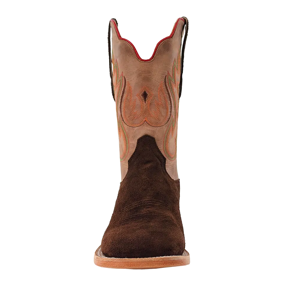 R. Watson Chocolate Roughout Boots