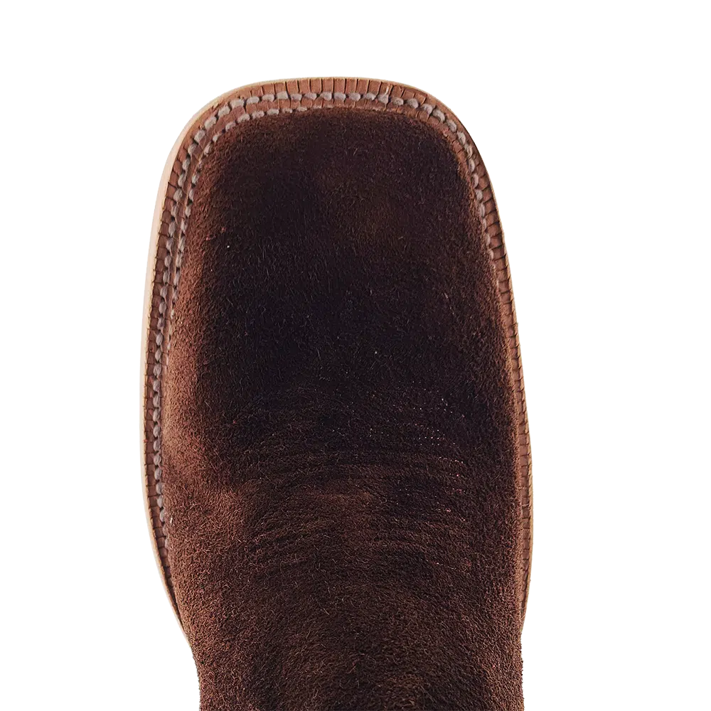 R. Watson Chocolate Roughout Boots