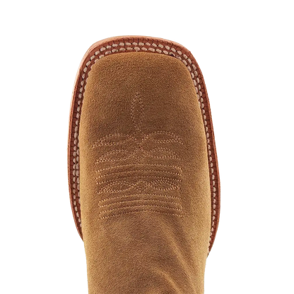 R. Watson Sand Roughout Cherry Red Boots