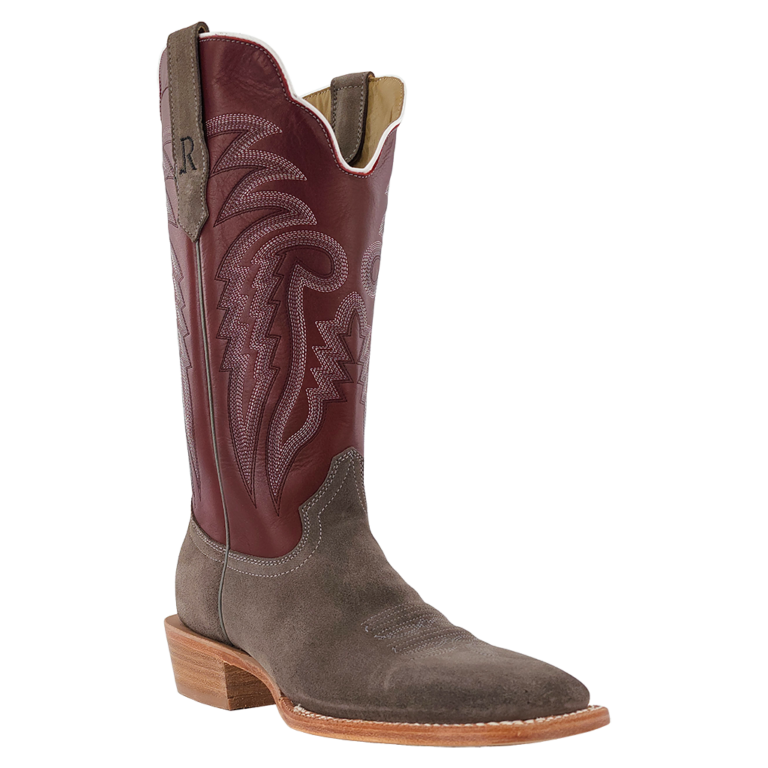 R. Watson Charcoal Rough Out Boots