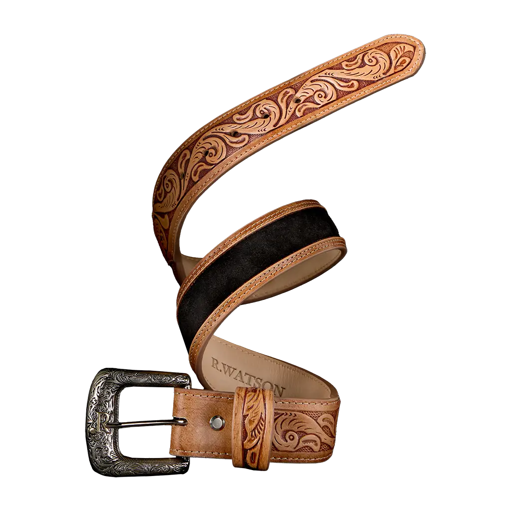 R. Watson Black Roughout Belt