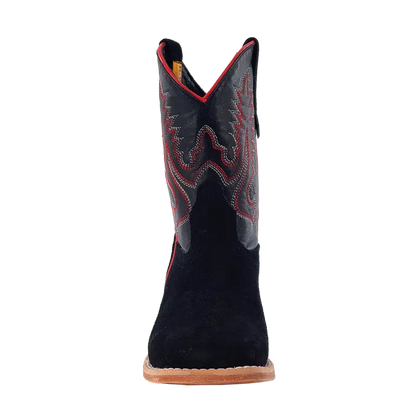 R. Watson Kids Black Rough Out