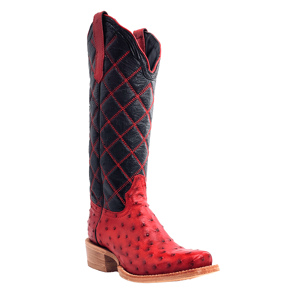 R. Watson Red Rose FQ Ostrich Boots