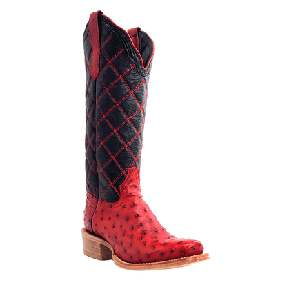 R. Watson Red Rose FQ Ostrich Boots