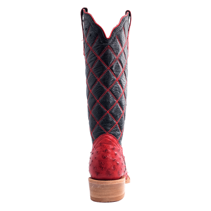 R. Watson Red Rose FQ Ostrich Boots