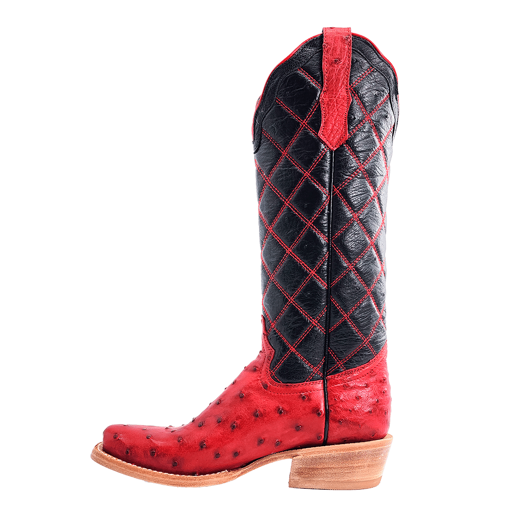 R. Watson Red Rose FQ Ostrich Boots
