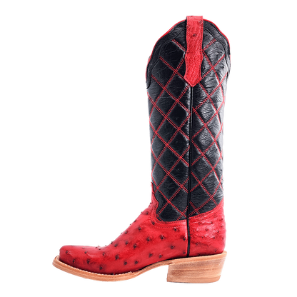 R. Watson Red Rose FQ Ostrich Boots