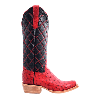 R. Watson Red Rose FQ Ostrich Boots
