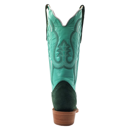 R. Watson Teal Roughout Boots