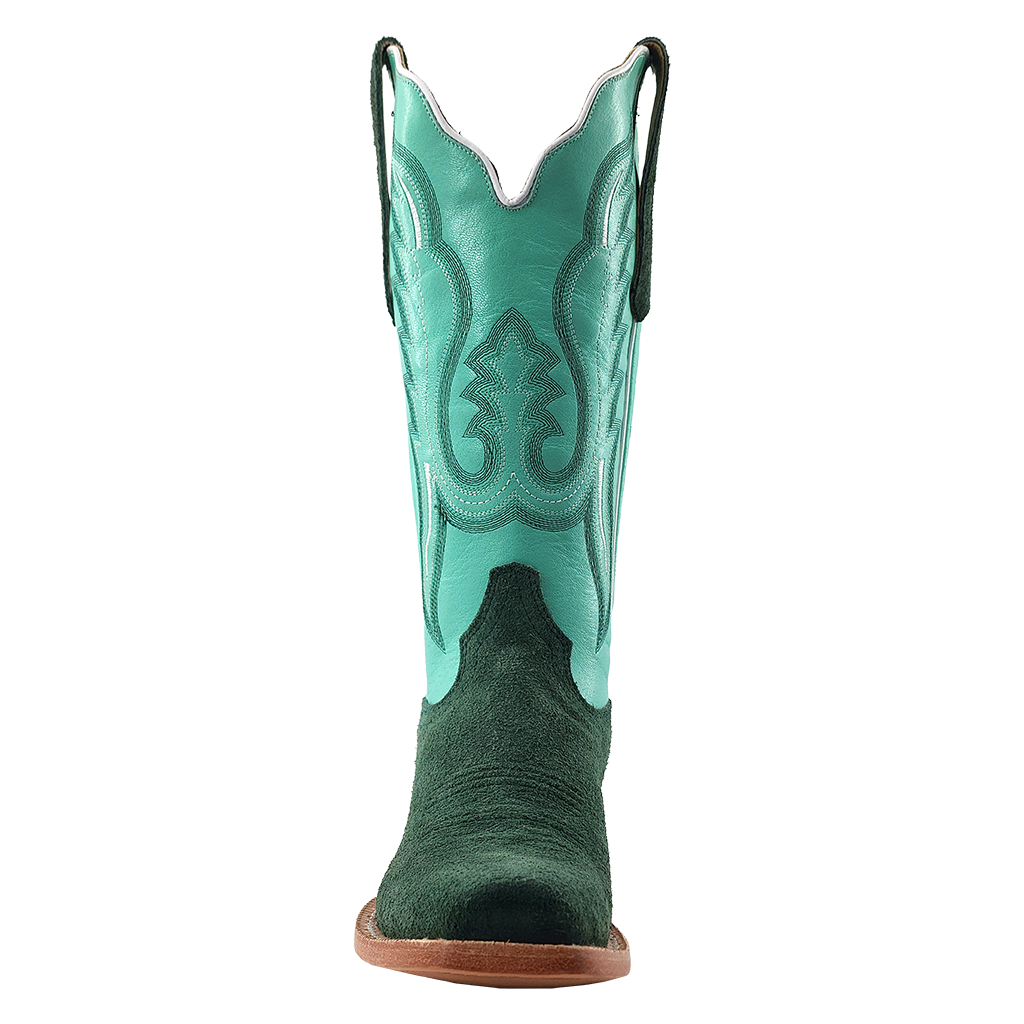 R. Watson Teal Roughout Boots
