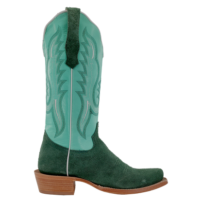 R. Watson Teal Roughout Boots
