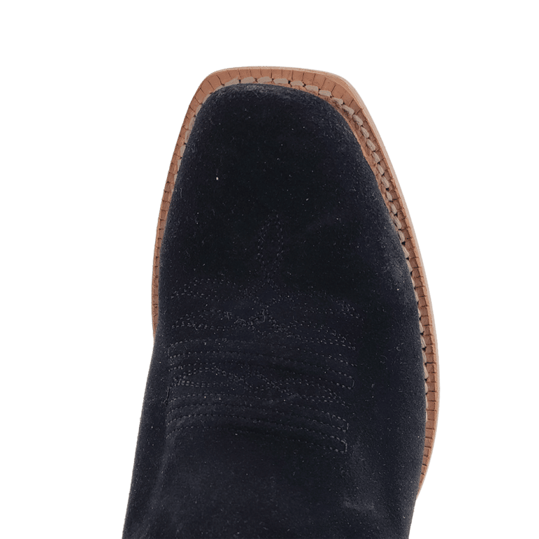 R. Watson Black Suede Boots