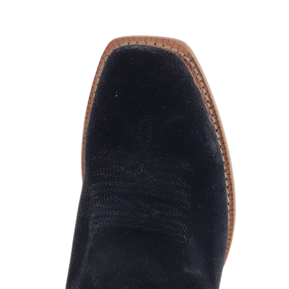 R. Watson Black Suede Boots