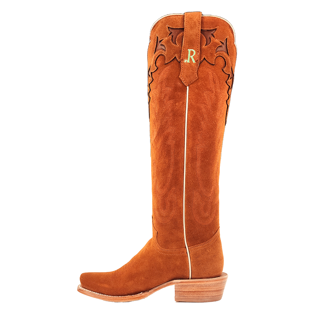 R. Watson Ginger Suede Boots