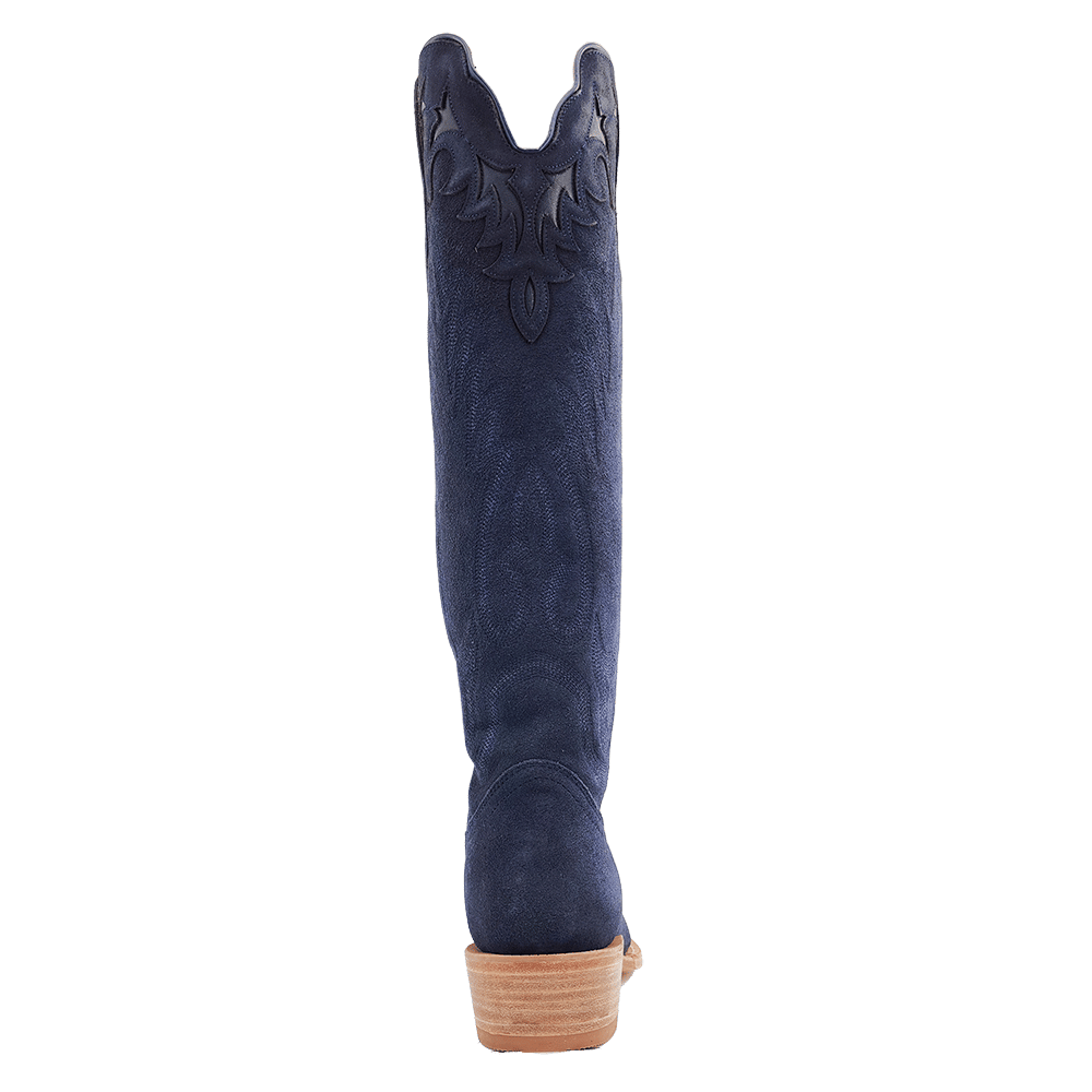 R. Watson Midnight Blue Suede Boots