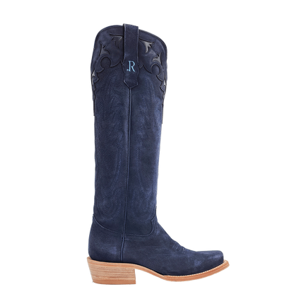R. Watson Midnight Blue Suede Boots