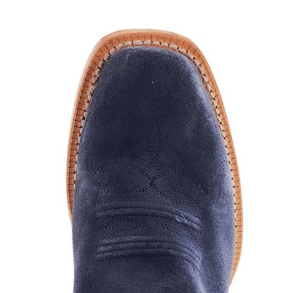 R. Watson Midnight Blue Suede Boots