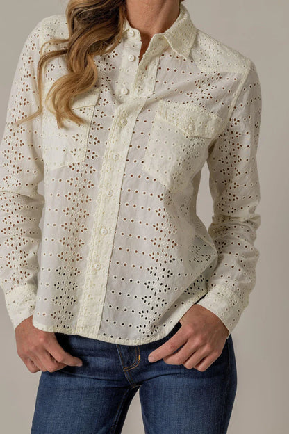 Kimes Ranch - Rachel Eyelet Blouse