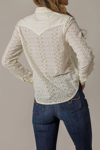 Kimes Ranch - Rachel Eyelet Blouse