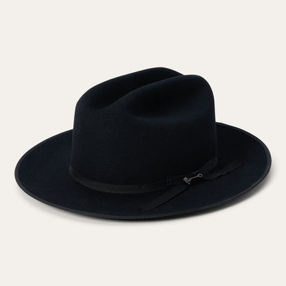 Stetson Black Open Road 6X Cowboy Hat
