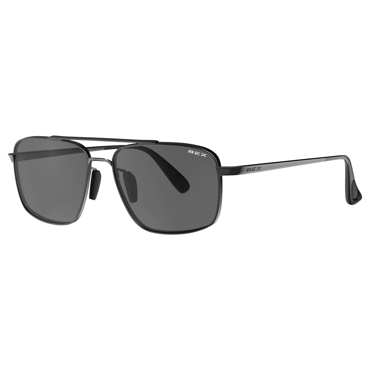 Bex - Accel Sunglasses in Matte Black and Gray