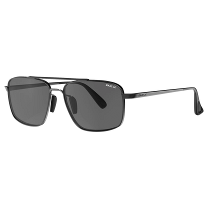 Bex - Accel Sunglasses in Matte Black and Gray