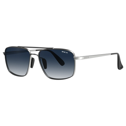 BEX - Accel Sunglasses in Silver & Sapphire