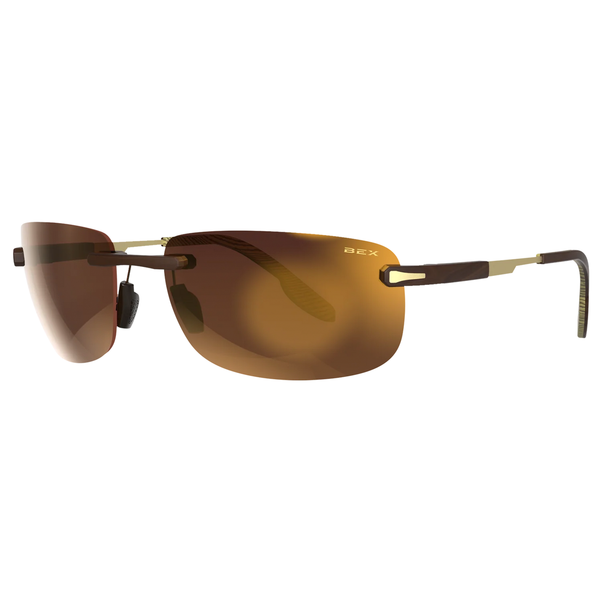 BEX - Brackley X Sunglasses in Tortoise, Brown & Gold