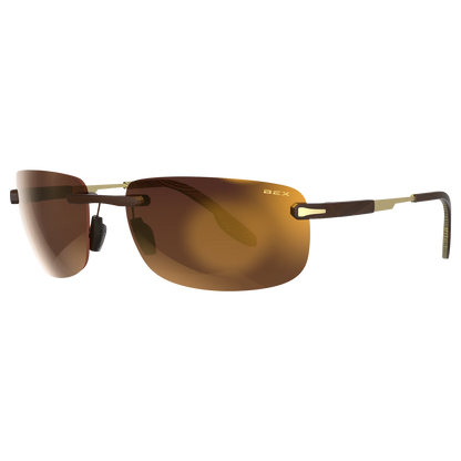 BEX - Brackley X Sunglasses in Tortoise, Brown & Gold