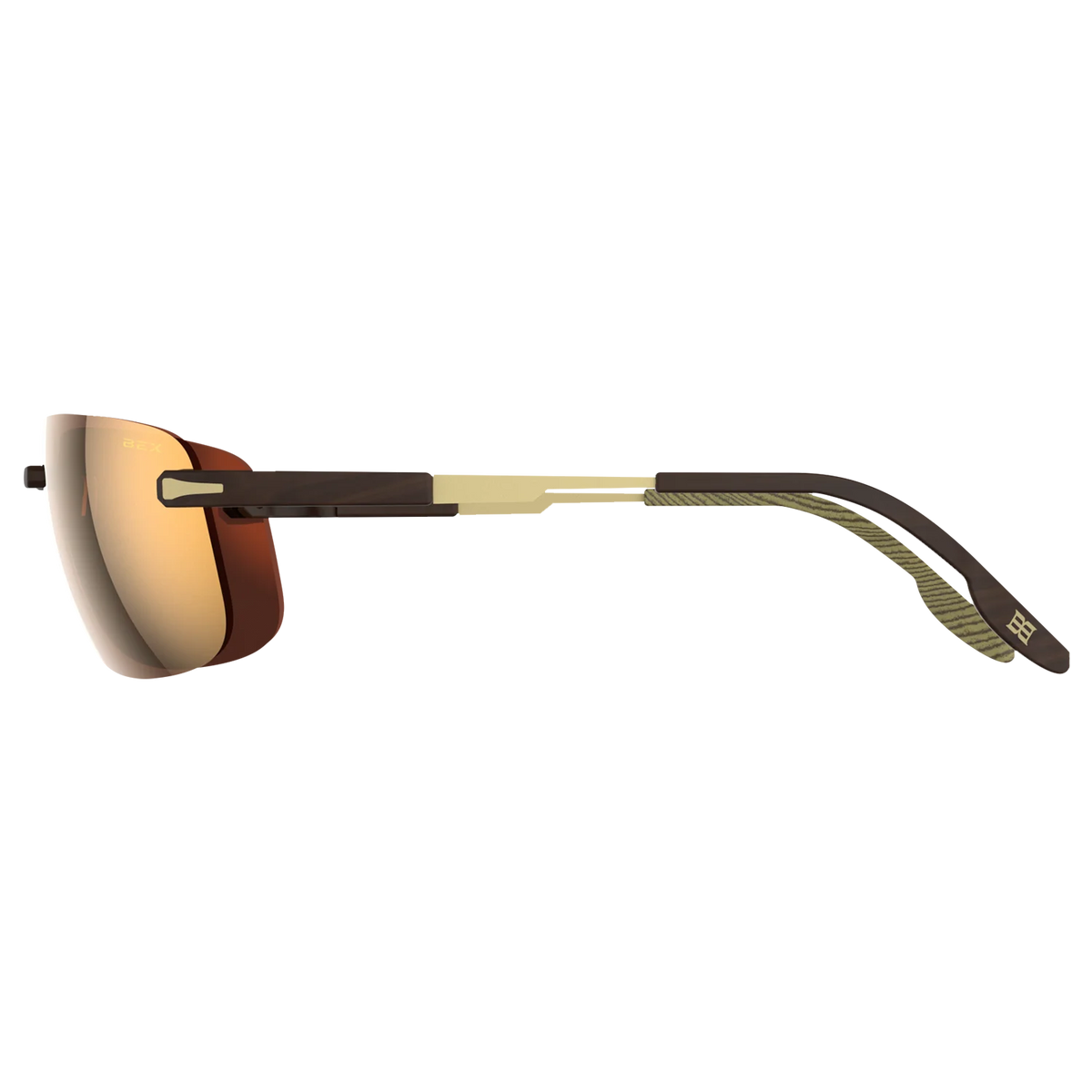BEX - Brackley X Sunglasses in Tortoise, Brown & Gold