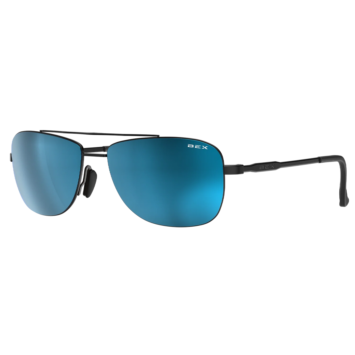 BEX - Draeklyn OTG Sunglasses Black, Sienna, & Blue Angler Pro