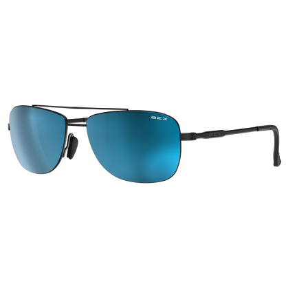 BEX - Draeklyn OTG Sunglasses Black, Sienna, & Blue Angler Pro