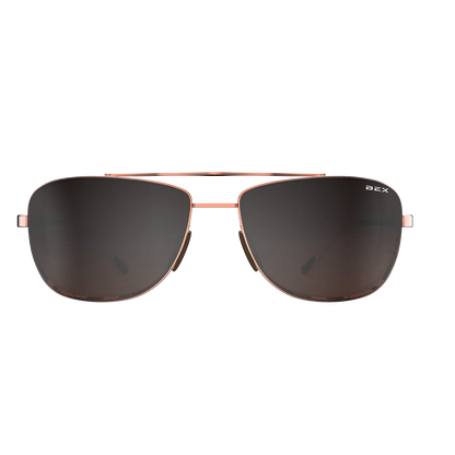 BEX - Draeklyn OTG Sunglasses in Rose Gold & Brown Gradient