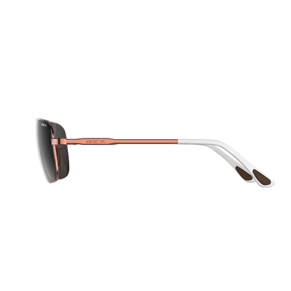 BEX - Draeklyn OTG Sunglasses in Rose Gold & Brown Gradient