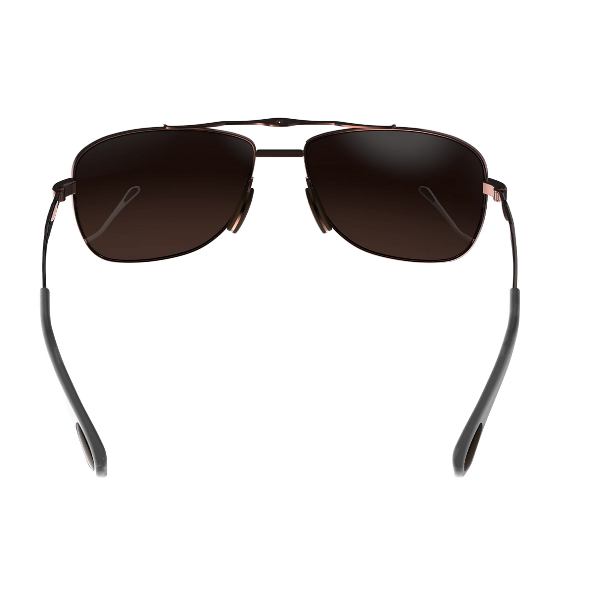 BEX - Draeklyn OTG Sunglasses in Rose Gold & Brown Gradient