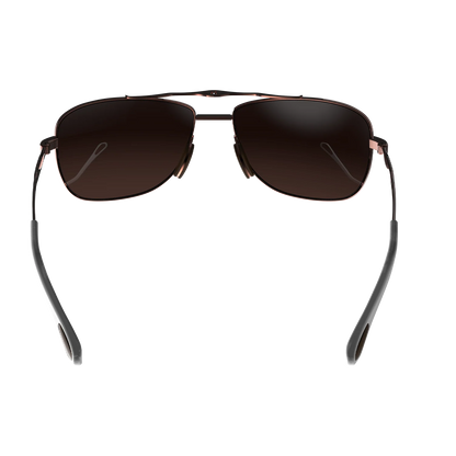 BEX - Draeklyn OTG Sunglasses in Rose Gold & Brown Gradient