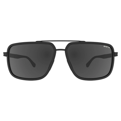 BEX - Dusk Sunglasses in Matte Black & Gray