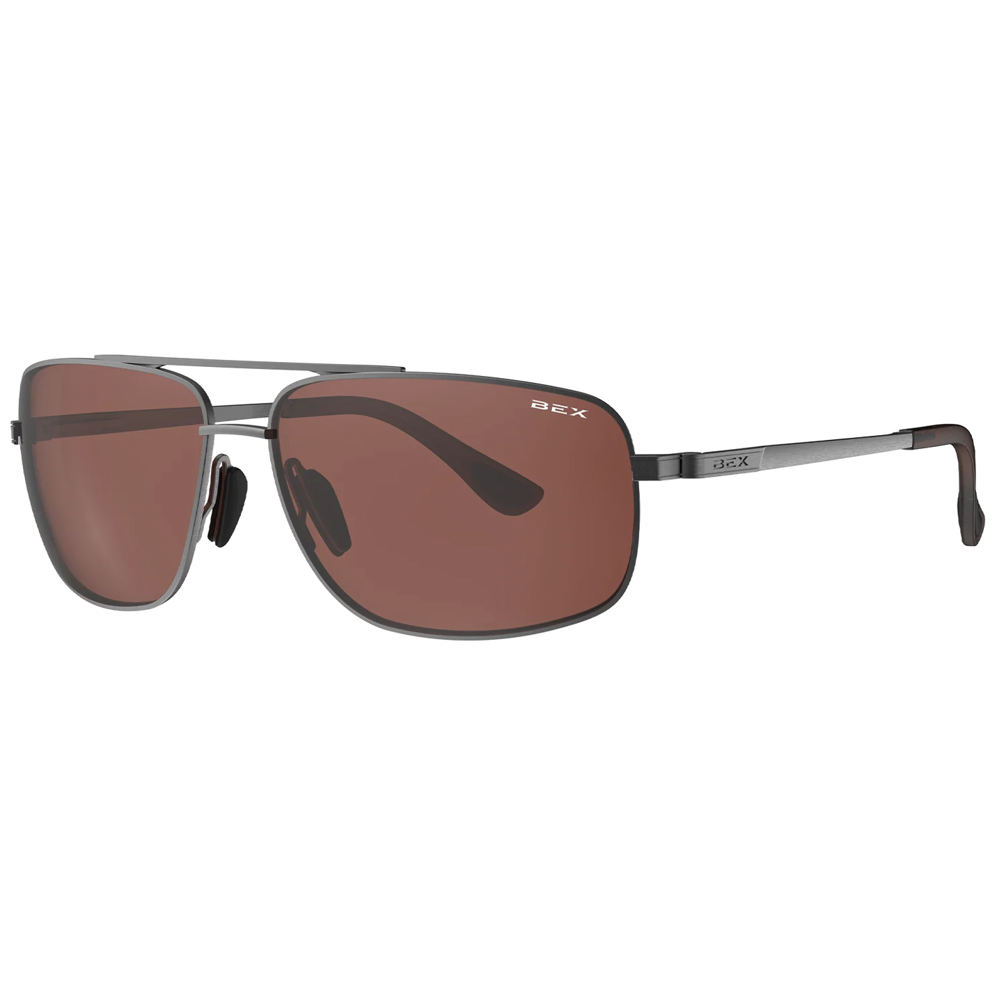 BEX - Gambit Sunglasses in Gunmetal & Brown