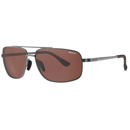 BEX - Gambit Sunglasses in Gunmetal & Brown