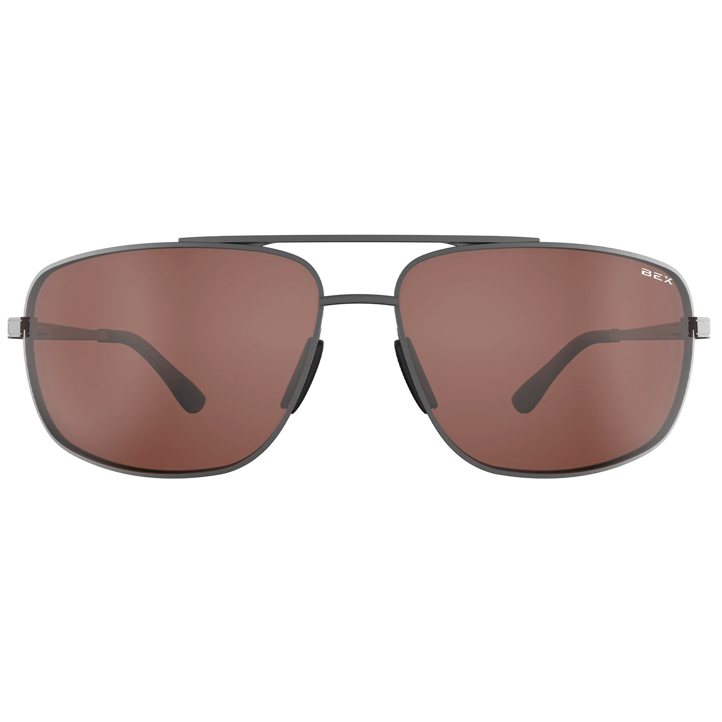 BEX - Gambit Sunglasses in Gunmetal & Brown